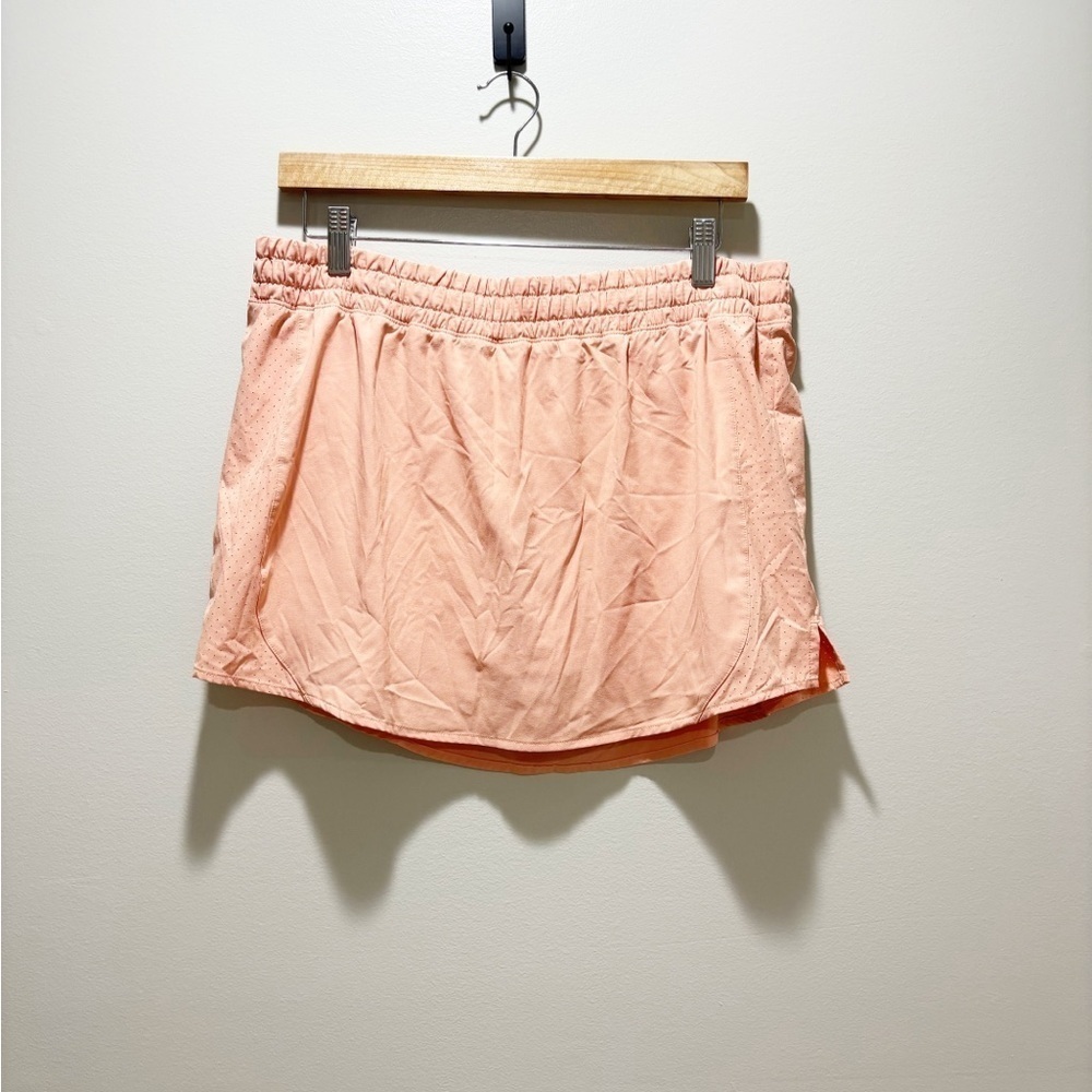 CALIA • Women’s Orange Creamsicle Athletic Pull On Comfy Skort Size Large